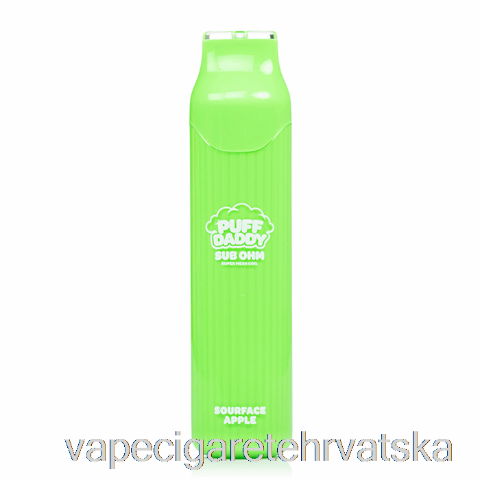 Vape Cigarete Puff Daddy 6000 Za Jednokratnu Upotrebu Sourface Jabuka